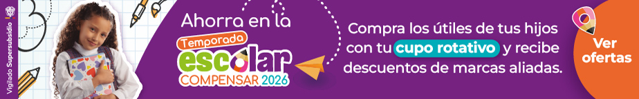 Ahorra en la temporada escolar. Compra los útiles de tus hijos con tu cupo rotativo y recibe descuentos de marcas aliadas. Ver ofertas