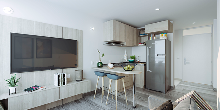 Plano general de un apartamento