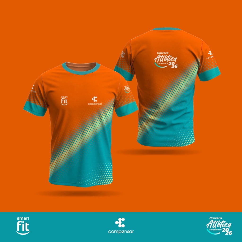 Camiseta oficial Carrera Compensar 2026
