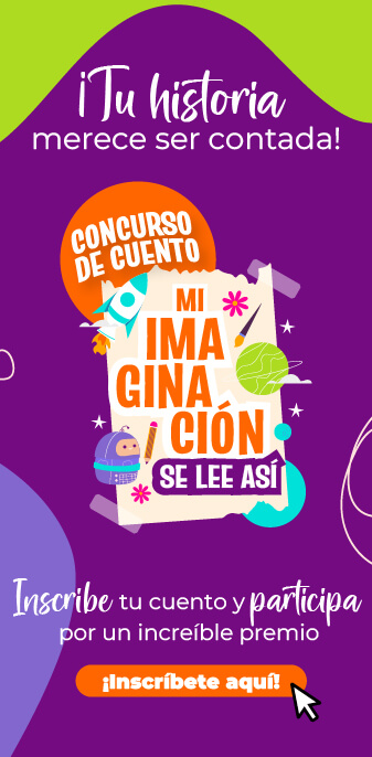 ¡
                Tu historia merece ser contada! Concurso de cuento. Mi imaginación se lee así. Inscribe tu cuento y participa por un increíble premio. ¡Inscríbete aquí!