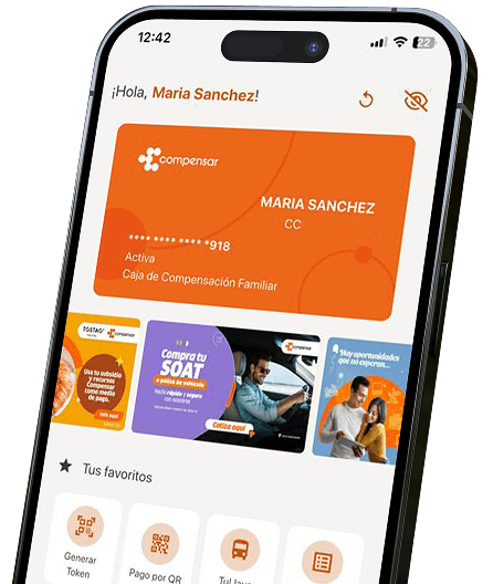 Celular con aplicación de billetera móvil
