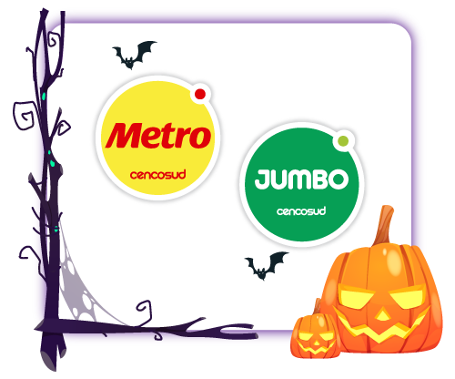 Logos de Jumbo y Metro