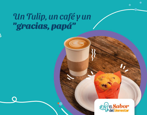 Tulip de agraz + americano grande o latte mediano.