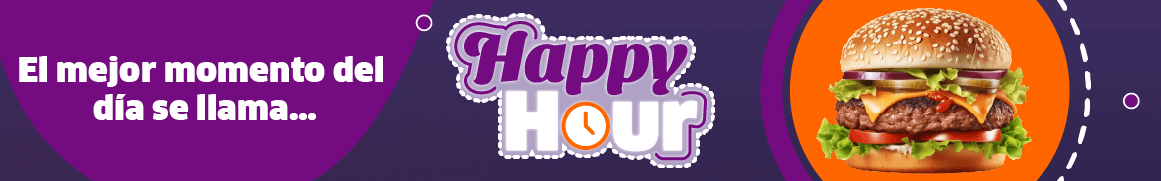 Bienveidos a disfrutar el Happy Hour con el 30 por ciento de descuento en el Restaurante CUR