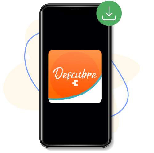 Imagen con el logo de la aplicación de Descubre Compensar