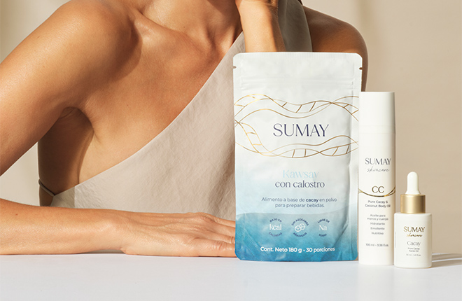 Productos del cuidado de la piel marca Sumay