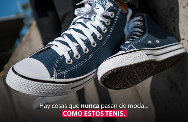 Tenis de tela
