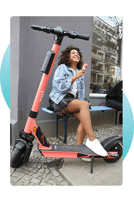 Imagen de una patineta scooter