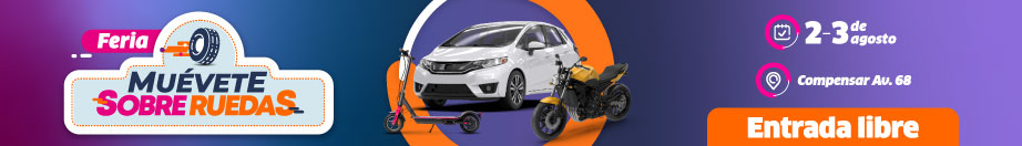 Descuentos en carros, motos, patinetas y bicicletas en la Feria Muévete Sobre Ruedas