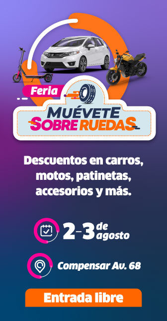 Descuentos en carros, motos, patinetas y bicicletas en la Feria Muévete Sobre Ruedas