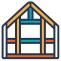 Icono de estructura de una casa