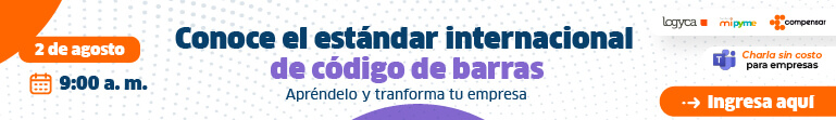 Evento Código de Barras - Conoce el estandar internacional del código de barras el próximo 02 de agosto del 2024. Apréndelo y transforma tu empresa este.