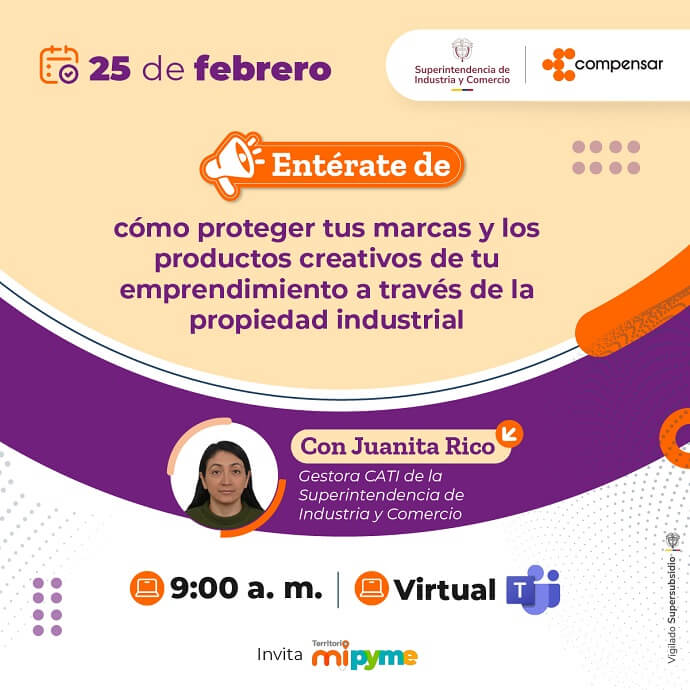 Adquiere las herramientas necesarias para salvaguardar tus productos. Asiste a esta charla que se llevará a cabo el próximo 25 de febrero a partir de las 9:00 a.m.