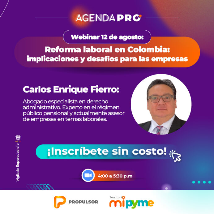 Descubre el impacto que podría tener este lineamiento legal para tu compañía. Te esperamos el próximo 12 de agosto a partir de las 4:00 p.m. Regístrate sin costo