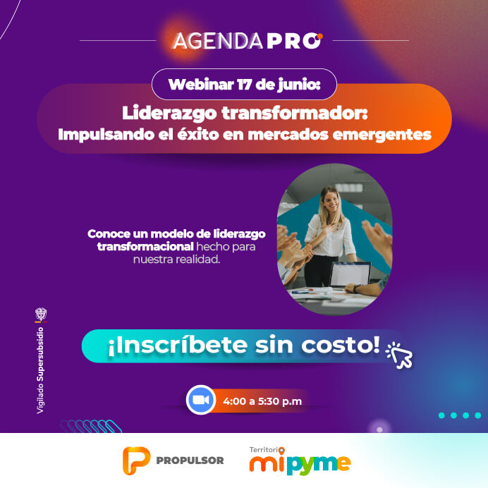  Adquiere las herramientas necesarias para liderar con visión y empatía. Regístrate sin costo. Te esperamos el próximo 17 de junio a partir de las 4:00 p.m. 