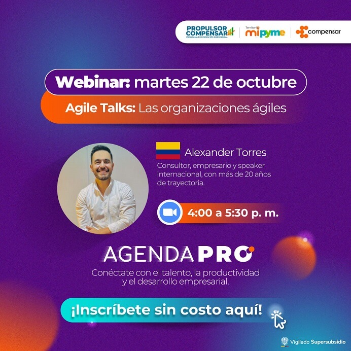 Fortalece la capacidad operativa de tu organización ante el dinamismo del mercado actual. Regístrate a este espacio formativo y conoce los aspectos más relevantes de esta temática. Te esperamos el próximo 22 de octubre a partir de las 4:00 p.m.