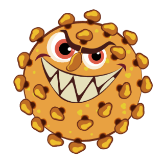 Ilustración del virus de hepatitis B