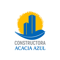Logo constructora Acacia Azul