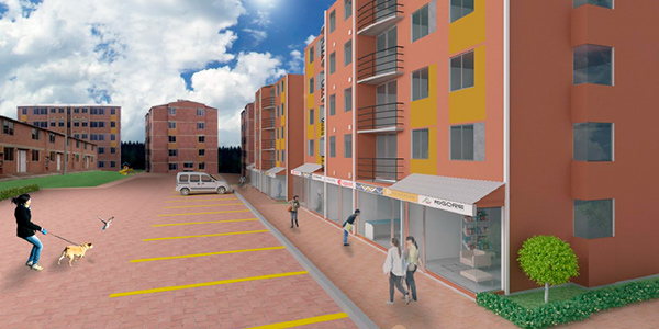 Render Proyecto de vivienda Montearroyo