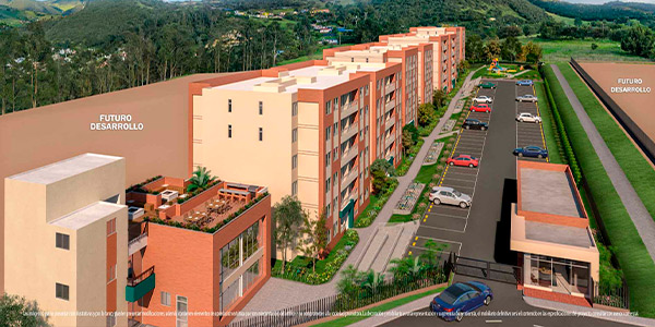 Render Proyecto de vivienda Laurel