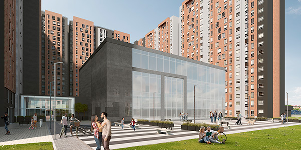 Render Proyecto de vivienda Porto 13