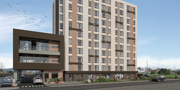 Render Proyecto de vivienda Tybá Reservado