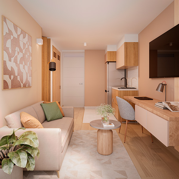 Plano tipo 2a render