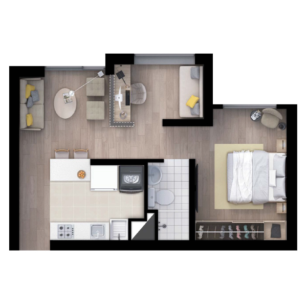 Plano tipo 3, 3a, 4, 4a 2D