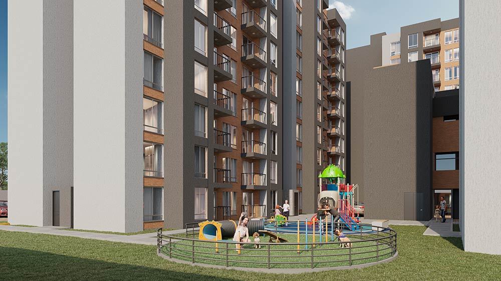 Render Parque infantil / Zona de mascotas Proyecto Tybá Reservado ll